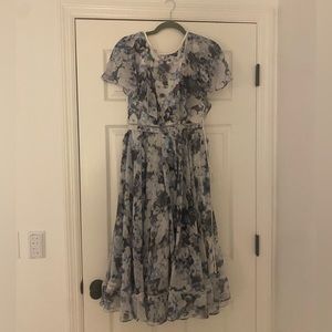 Fame And Partners flowy wedding guest dress